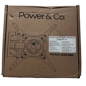 Movable Triple Arm Steel TV Wall Mount